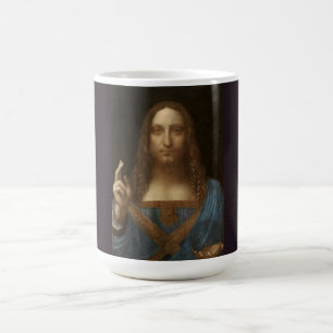 Leonardo da Vinci 1500 Salvator Mundi Koffiemok