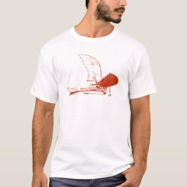 Leonardo da Vinci Airplane Flyer t-shirt