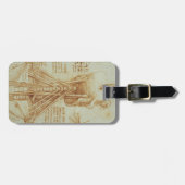 Leonardo da Vinci- Anatomie van de nek Bagagelabel (Voorkant horizontaal)