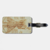 Leonardo da Vinci- Anatomie van de nek Bagagelabel (Achterkant horizontaal)