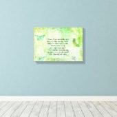 Leonardo da Vinci Animal Rights citeert vegan Canvas Afdruk (Insitu (Houten vloer))