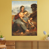 Leonardo da Vinci – Anna Selbdritt – Anna Metterza Canvas Afdruk (Insitu (Woonkamer))