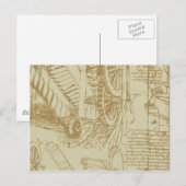 Leonardo Da Vinci Artwork Briefkaart (Voorkant / Achterkant)