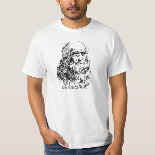 Leonardo Da Vinci, Autoportrait 2 T-shirt (Voorkant)