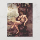 Leonardo da Vinci Bachus 1511-1515 Technique Holz  Briefkaart (Voorkant)