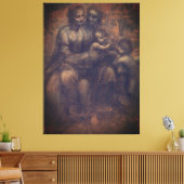 Leonardo da Vinci Burlington-Karton Anna Selbdritt Canvas Afdruk (Insitu (Woonkamer))
