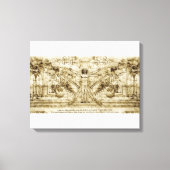 Leonardo Da Vinci Canvas Afdruk (Voorkant)