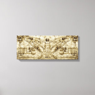 Leonardo Da Vinci Canvas Afdruk