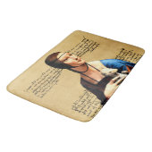 Leonardo da Vinci Dame met Ermine Badmat (Gekanteld)