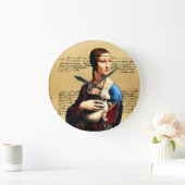 Leonardo da Vinci Dame met Ermine Grote Klok (Huis)
