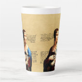 Leonardo da Vinci Dame met Ermine Latte Mok (Voorkant)