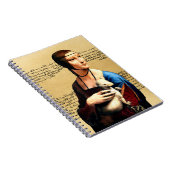 Leonardo da Vinci Dame met Ermine Notitieboek (Rechterzijde)