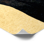 Leonardo da Vinci Dame met Ermine Poster (Hoek)