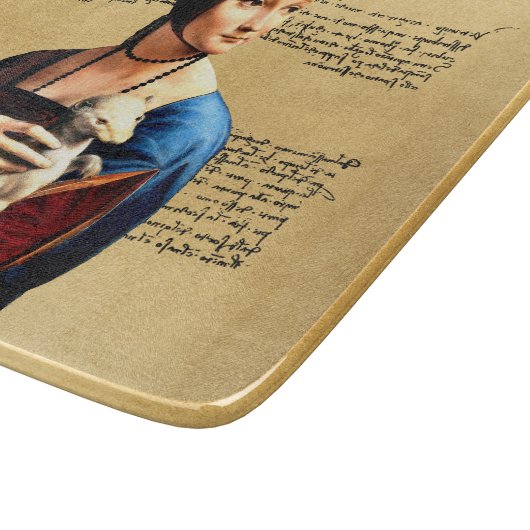 Leonardo da Vinci Dame met Ermine Snijplank (Hoek)