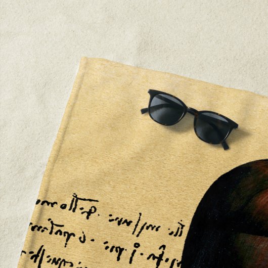 Leonardo da Vinci Dame met Ermine Strandlaken (In situ)