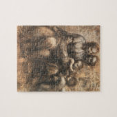 Leonardo da Vinci De Cartoon van Leonardo Fijne Ku Legpuzzel (Horizontaal)