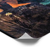 Leonardo da Vinci - de Maagd van de Rocks, Poster (Hoek)