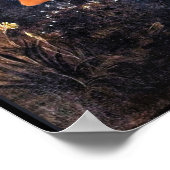 Leonardo da Vinci - De rotsmadonna Poster (Hoek)