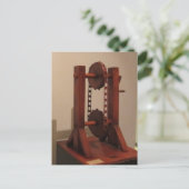 Leonardo Da Vinci Design Briefkaart (Staand voorkant)