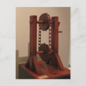 Leonardo Da Vinci Design Briefkaart (Voorkant)