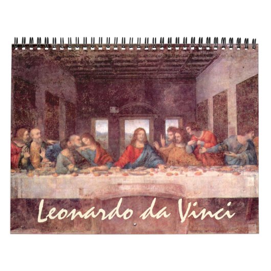 Leonardo da Vinci Fine Art en Sketches Kalender (Hoes)