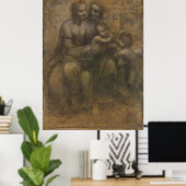 Leonardo da Vinci Fine Art Poster (Thuiskantoor)