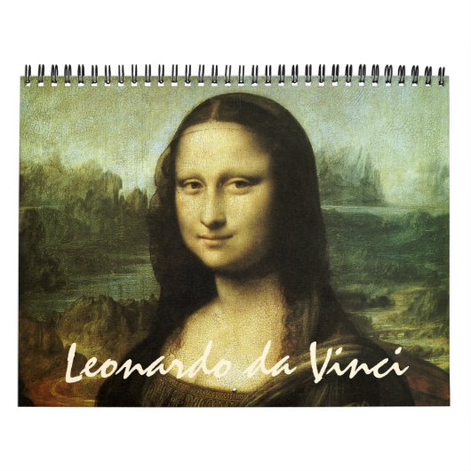 Leonardo da Vinci Fine Art Schilderijen en Schetse Kalender (Hoes)