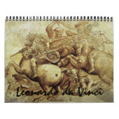 Leonardo da Vinci Fine Art Schilderijen en Schetse Kalender (Hoes)