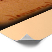 Leonardo da Vinci Foot Poster (Hoek)