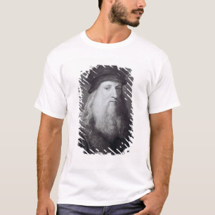 Leonardo da Vinci, gegraveerd door Raphael T-shirt