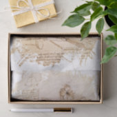 Leonardo da Vinci geïnspireerd Tissuepapier (Geschenk)