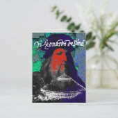 Leonardo Da Vinci Genius Gemengde Media Collage Briefkaart (Staand voorkant)