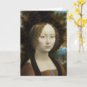 Leonardo Da Vinci Ginevra De' Benci Painting Kaart