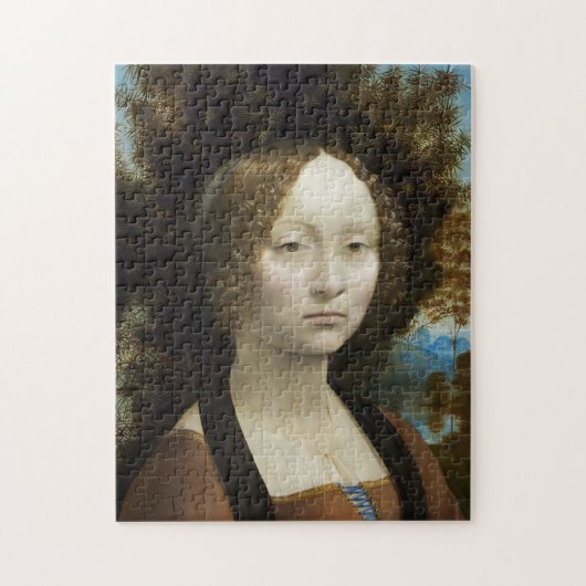 Leonardo Da Vinci Ginevra De' Benci Painting Legpuzzel (Verticaal)