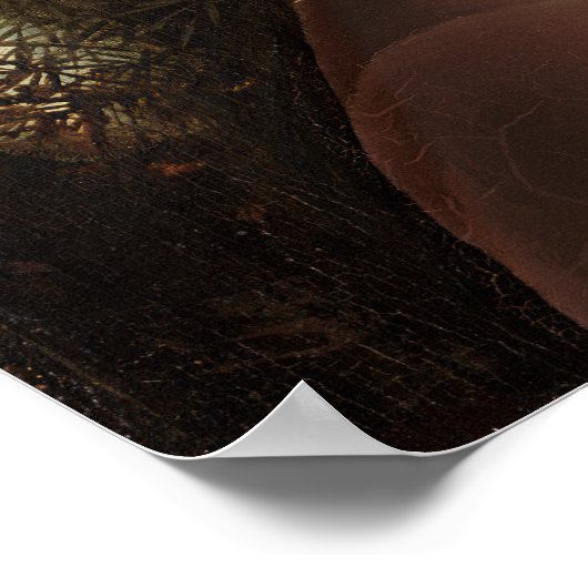 Leonardo da Vinci Ginevra de' Benci Wall Art Poster (Hoek)