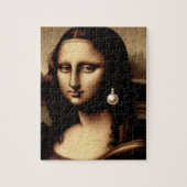 Leonardo Da Vinci Grappige Mona Lisa Legpuzzel (Verticaal)