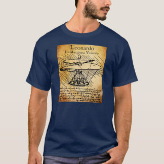 Leonardo da Vinci Helicopter T-shirt