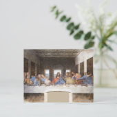 Leonardo da Vinci Het Laatste Avondmaal Kunst Kuns Briefkaart (Staand voorkant)