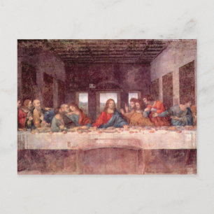 Leonardo da Vinci - Het laatste eten Briefkaart