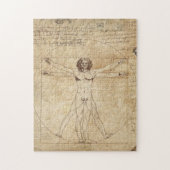 Leonardo da Vinci Het Man van Vitruvian Legpuzzel (Verticaal)