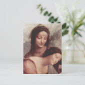 Leonardo da Vinci Hl. Anna selbdritt, Szene: Hl. A Briefkaart (Staand voorkant)