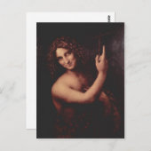 Leonardo da Vinci Hl. Johannes der T?ufer 1513-151 Briefkaart (Voorkant / Achterkant)