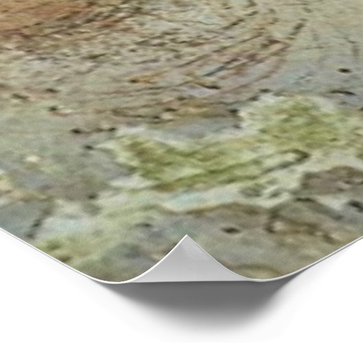 Leonardo da Vinci Hoofd Christus Poster (Hoek)