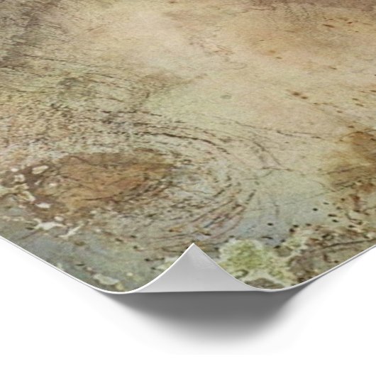 Leonardo da Vinci Hoofd Christus Poster (Hoek)