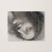 Leonardo da Vinci Hoofd van de Maagd Schets Kunst Legpuzzel (Horizontaal)