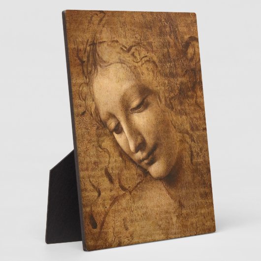 Leonardo da Vinci hoofd van een vrouw Fotoplaat (Zijkant)