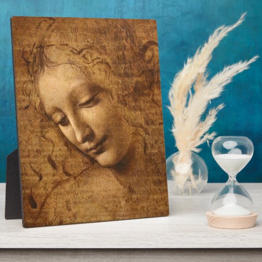 Leonardo da Vinci hoofd van een vrouw Fotoplaat (Zijkant)