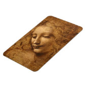 Leonardo da Vinci hoofd van een vrouw Magneet (Linkerzijde)