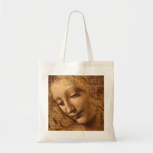 Leonardo da Vinci hoofd van een vrouw Tote Bag (Voorkant)