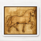 Leonardo Da Vinci Horse Art Muismat (Voorkant)